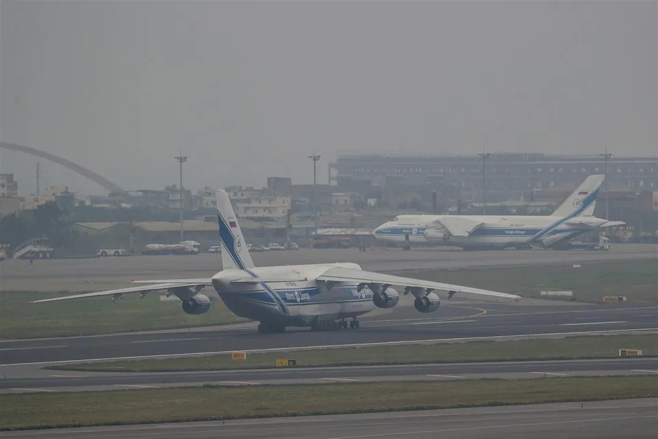On March 16, 2021, two AN124 came to Taiwan historically on the same day.